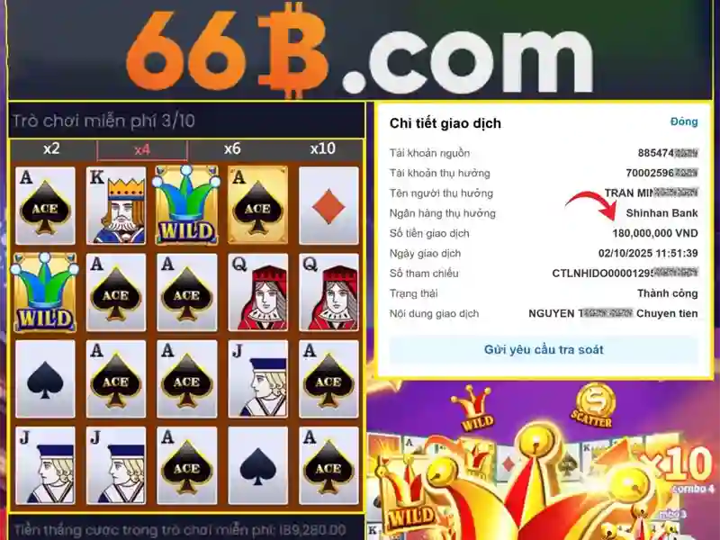 Kho game slot nổ hũ đa dạng tại nhà cái 66b